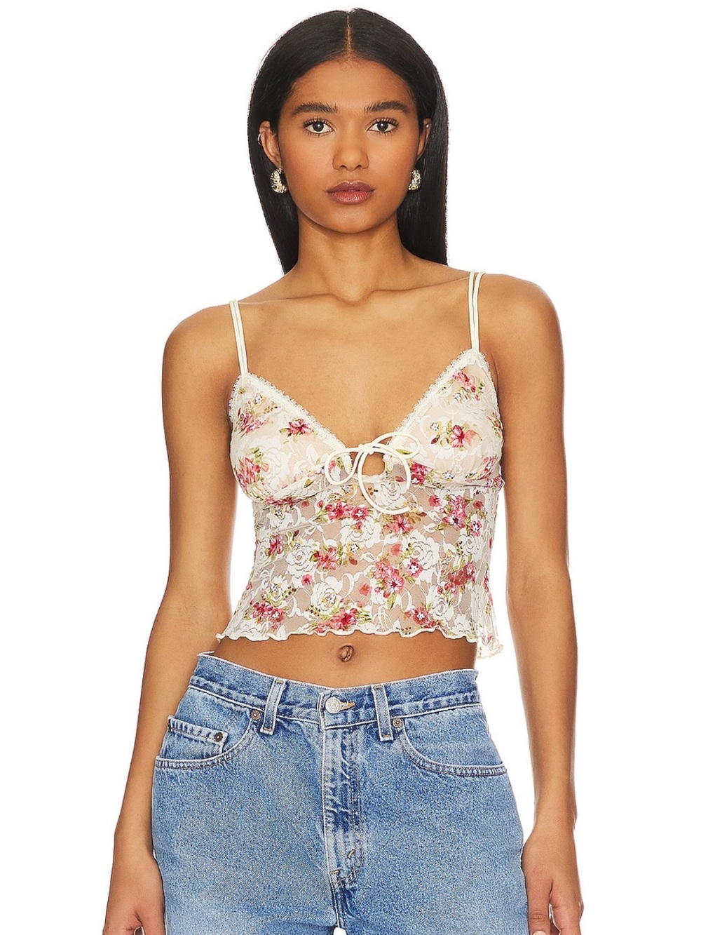 More to come fia lace cami top